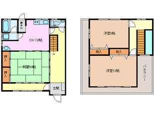 長島駅 徒歩14分 1階の物件間取画像